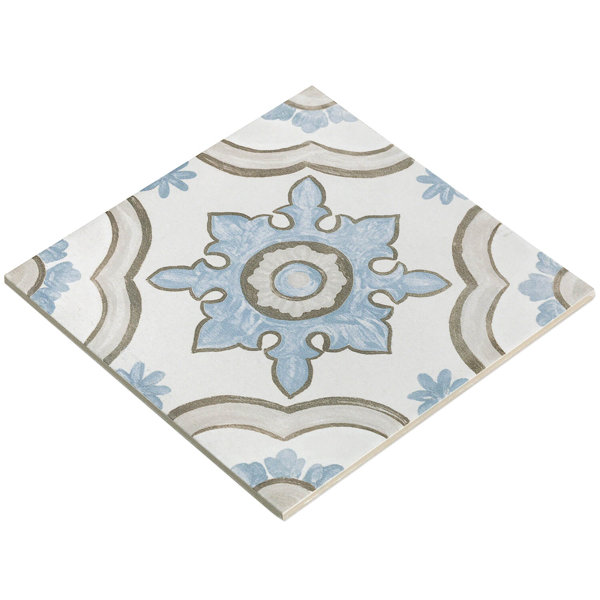 Ivy Hill Tile Valencia 8" x 8" Porcelain Spanish Wall & Floor Tile